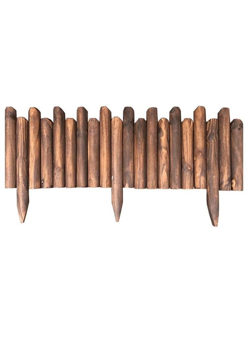 Generic - FFD Wooden Garden Fence - Small Folding Picket Border for Flower Bed Protection & Stylish Patio Fencing" - Image 1