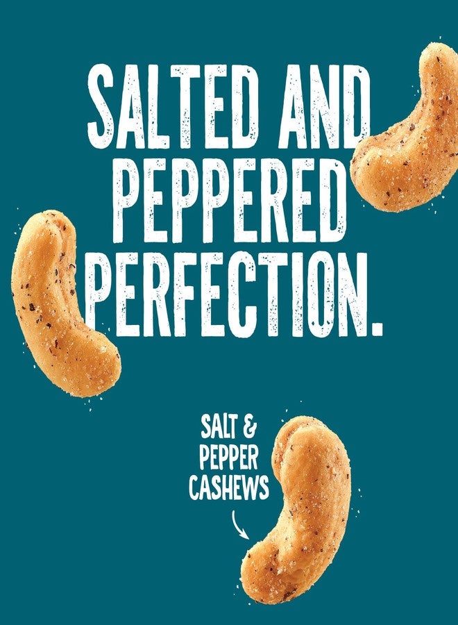 Emerald Nuts Salt and Pepper Seasoned Cashews (1-Pack) | 5 Oz Resealable Bag | Kosher Certified, Non-GMO, Contains No Artificial Preservatives, Flavors or Synthetic Colors - Image 3