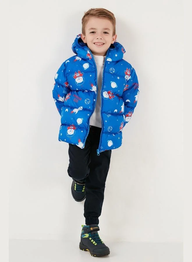 Lela Lela Extra Filled Soft Polar Fleece Hooded Puffer Coat Boy's COAT 5763006