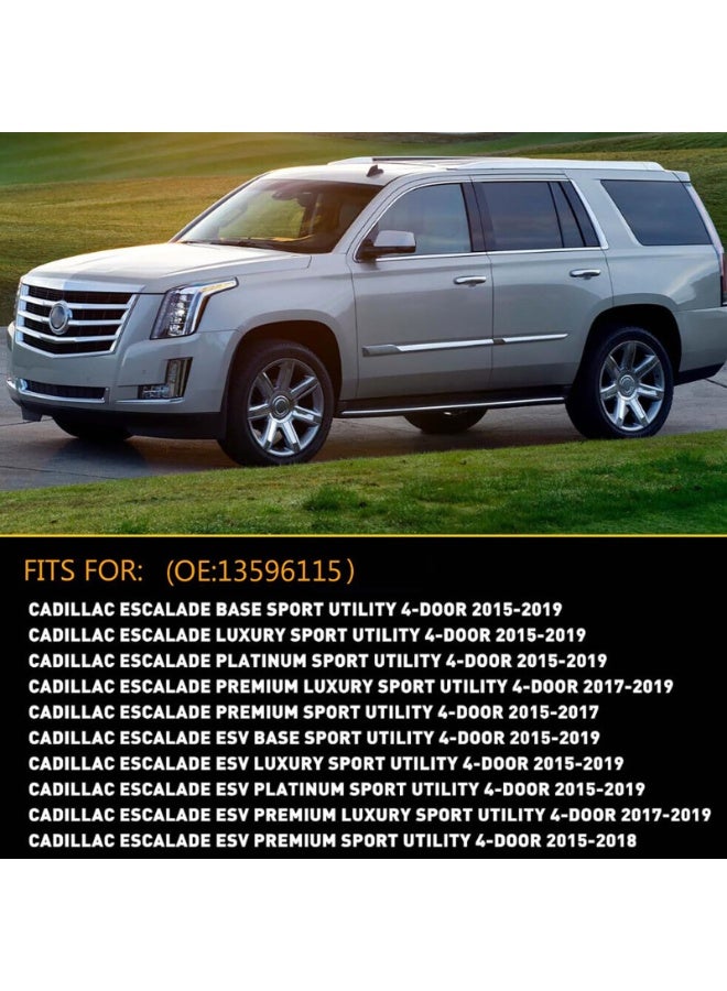 Exterior Front Outside Door Handle Lock Cylinder Cover for Cadillac Escalade 2015-2020 - Image 4