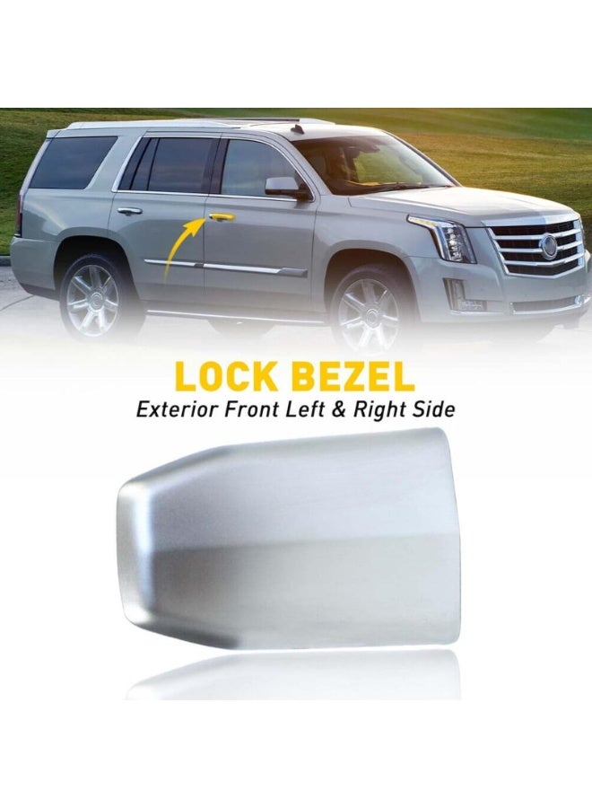 Exterior Front Outside Door Handle Lock Cylinder Cover for Cadillac Escalade 2015-2020 - Image 5