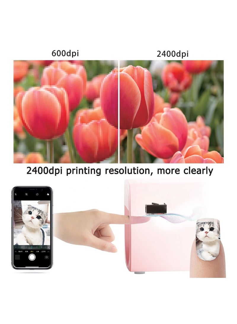 O'2NAILS O’2 Nails O’2 Nails Mobile Nail Printer M1, White  - Image 2