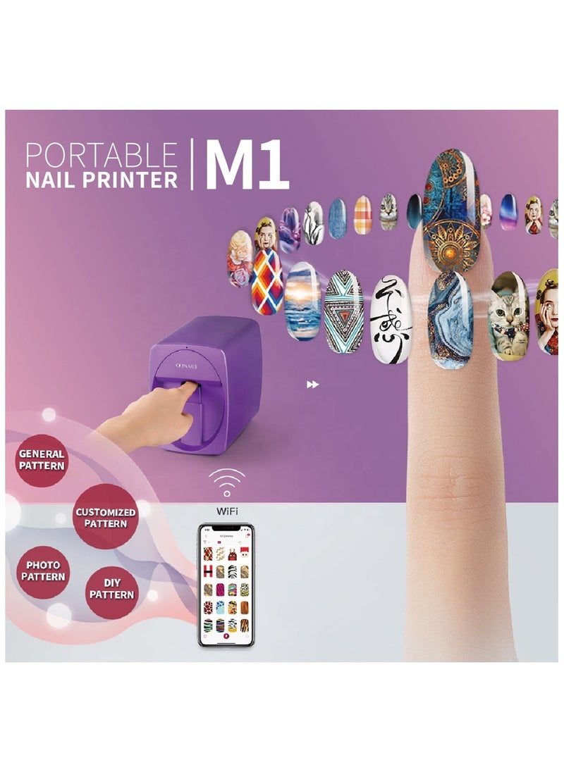 O'2NAILS O’2 Nails O’2 Nails Mobile Nail Printer M1, White  - Image 5