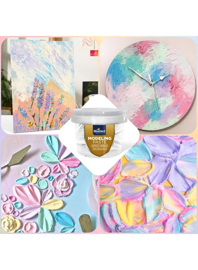 Bluebird Colored Modeling Paste - 6-Pack - 150GM / 5.3 Oz Each jar - Pastel Shades - Image 4