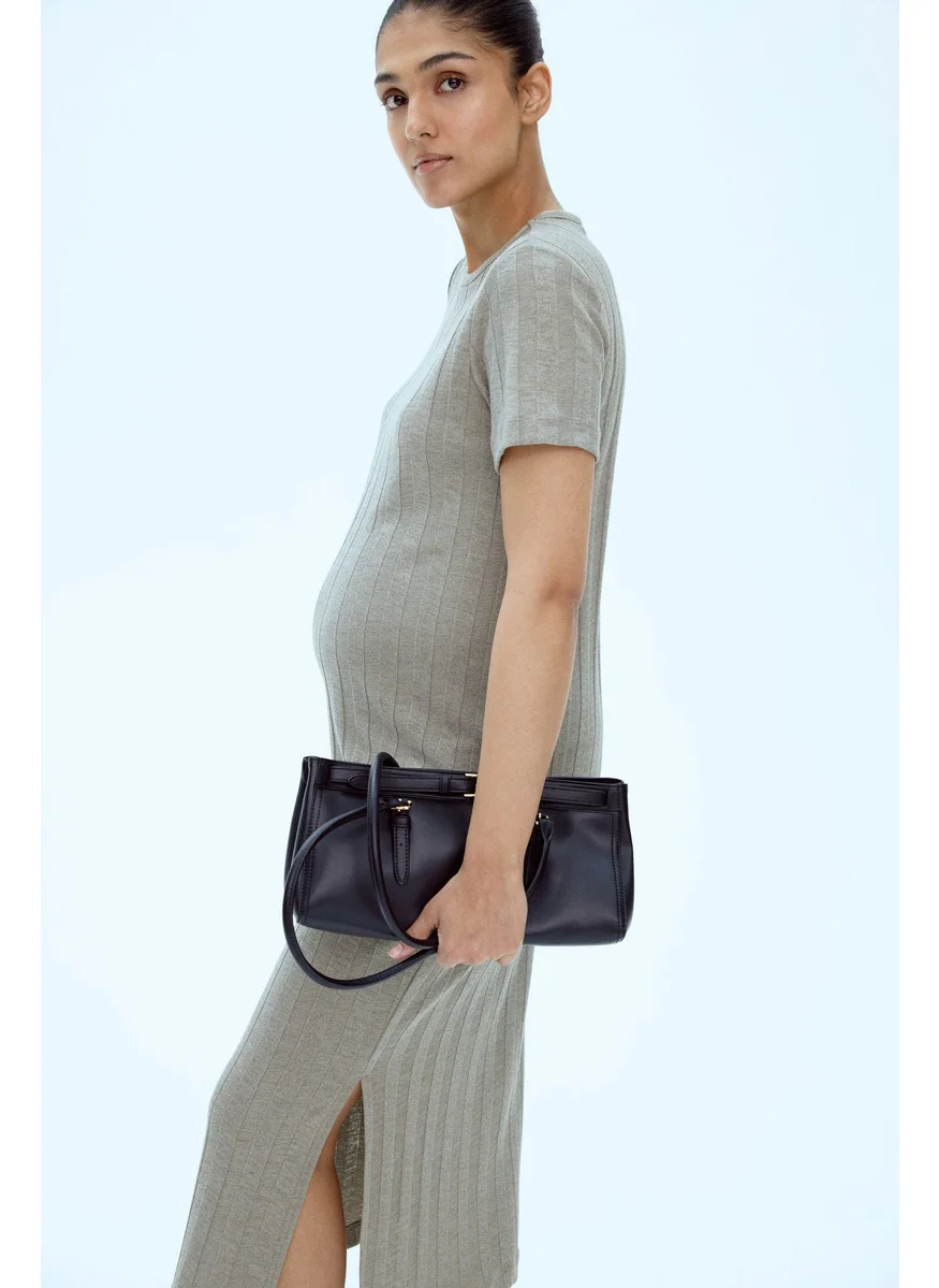 H&M Mama Ribbed Dress