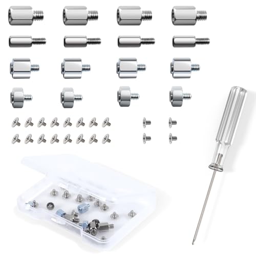 WLXTREE NVMe M.2 SSD Standoff and Mounting Screws Kit for Asus ASRock Gigabyte MSI Motherboards, for Laptop PC Repair & DIY, 36pcs - Image 1