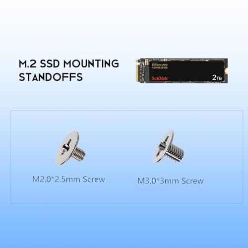 WLXTREE NVMe M.2 SSD Standoff and Mounting Screws Kit for Asus ASRock Gigabyte MSI Motherboards, for Laptop PC Repair & DIY, 36pcs - Image 3