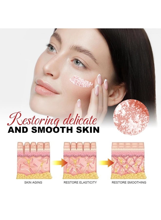 SADOER Dragon's Blood Facial Anti-Wrinkle Serum+Dragons Blood Easy Cream,Retinol Placenta Dragon Blood Cream, Skincare Face Repairs Skin Firm Anti-wrinkle Cream, Moisturizer Nourishing Rejuvenating Cream - Image 2