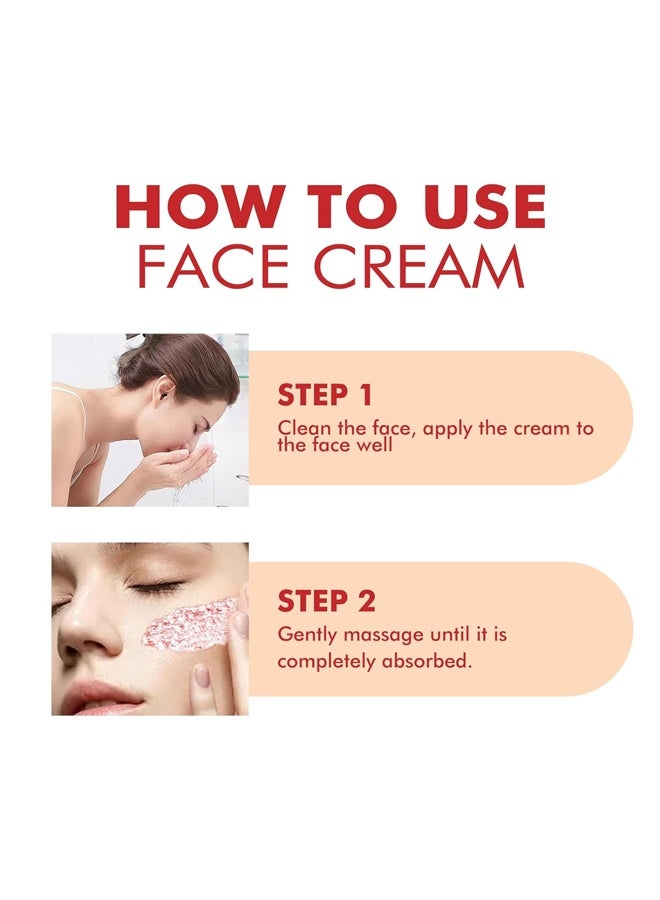 SADOER Dragon's Blood Facial Anti-Wrinkle Serum+Dragons Blood Easy Cream,Retinol Placenta Dragon Blood Cream, Skincare Face Repairs Skin Firm Anti-wrinkle Cream, Moisturizer Nourishing Rejuvenating Cream - Image 3