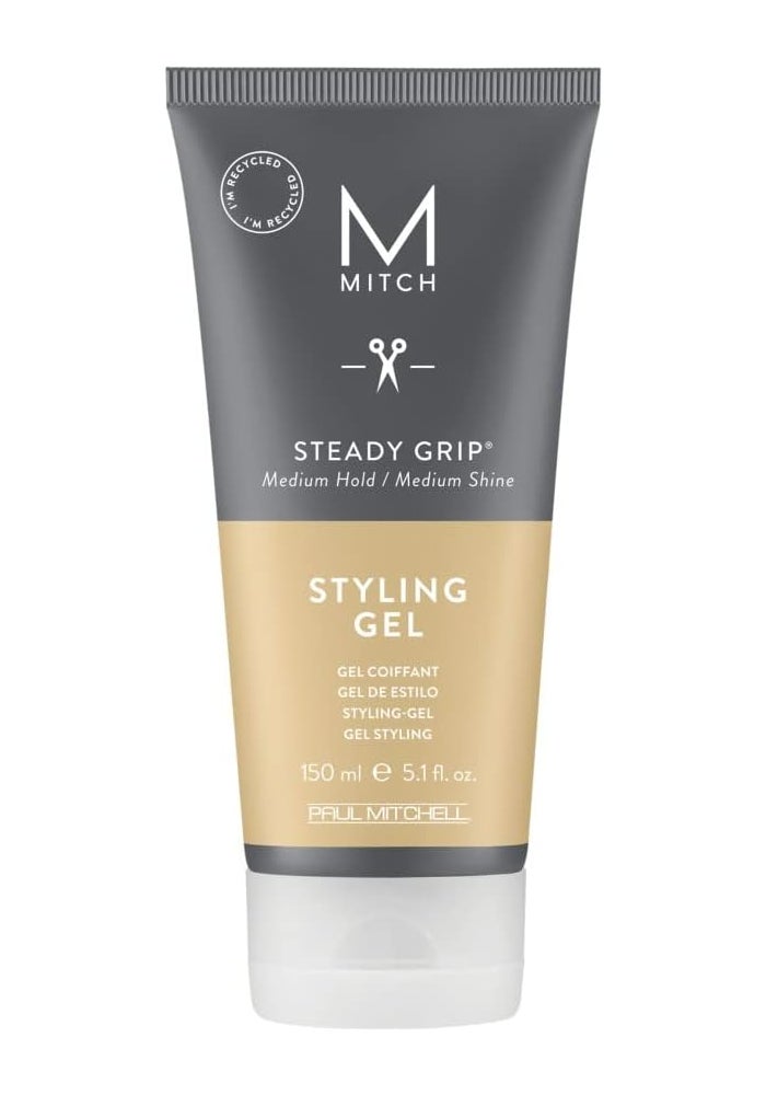 Mitch Steady Grip Hair Gel 5.1 Oz - Medium Hold and Shine for Men - Image 1