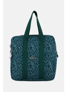 Women Brand Logo Lunch Bag 26 H x 24 L x 8 W cm, Green