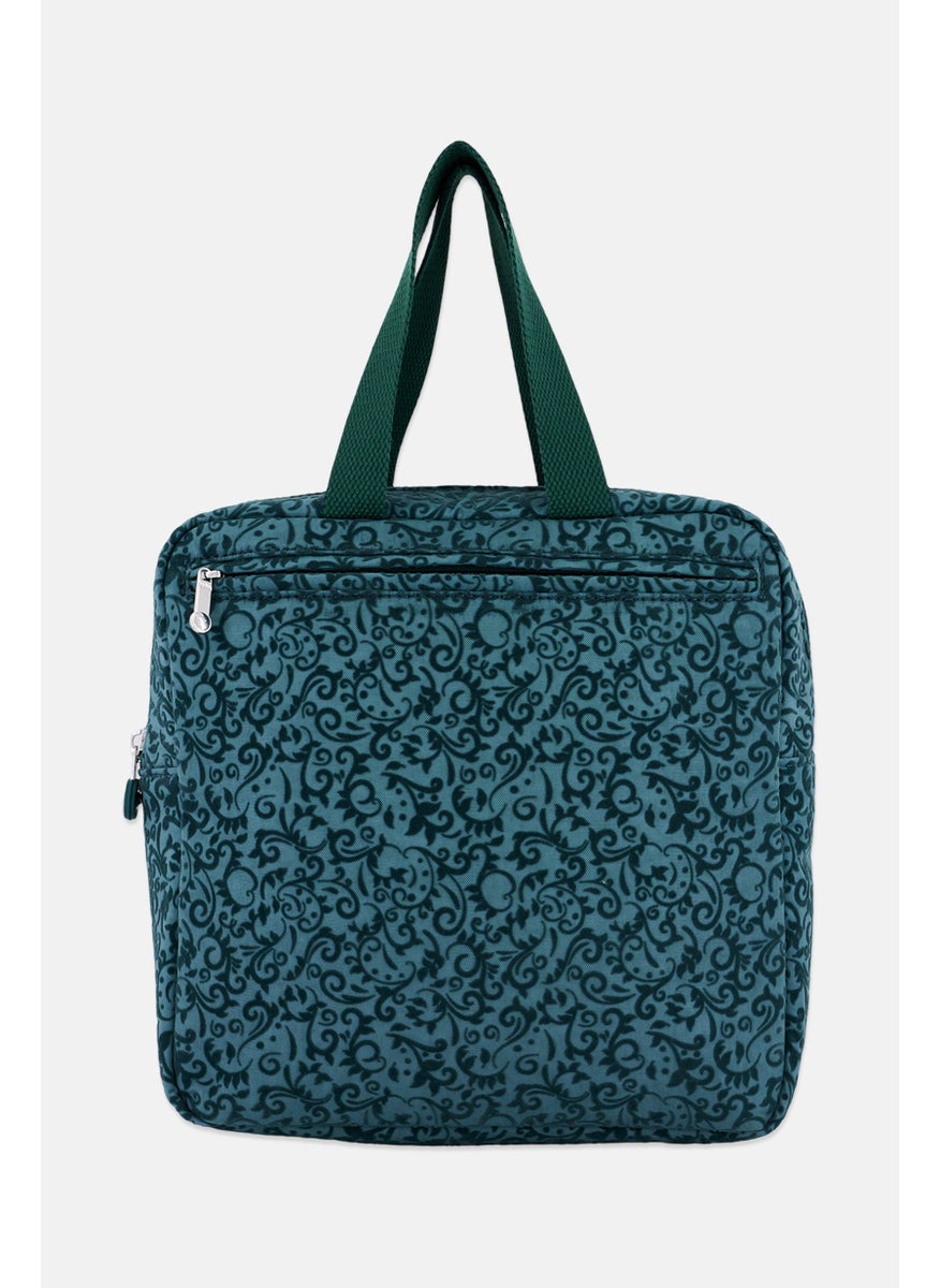 kipling - Women Brand Logo Lunch Bag 26 H x 24 L x 8 W cm, Green - Image 1