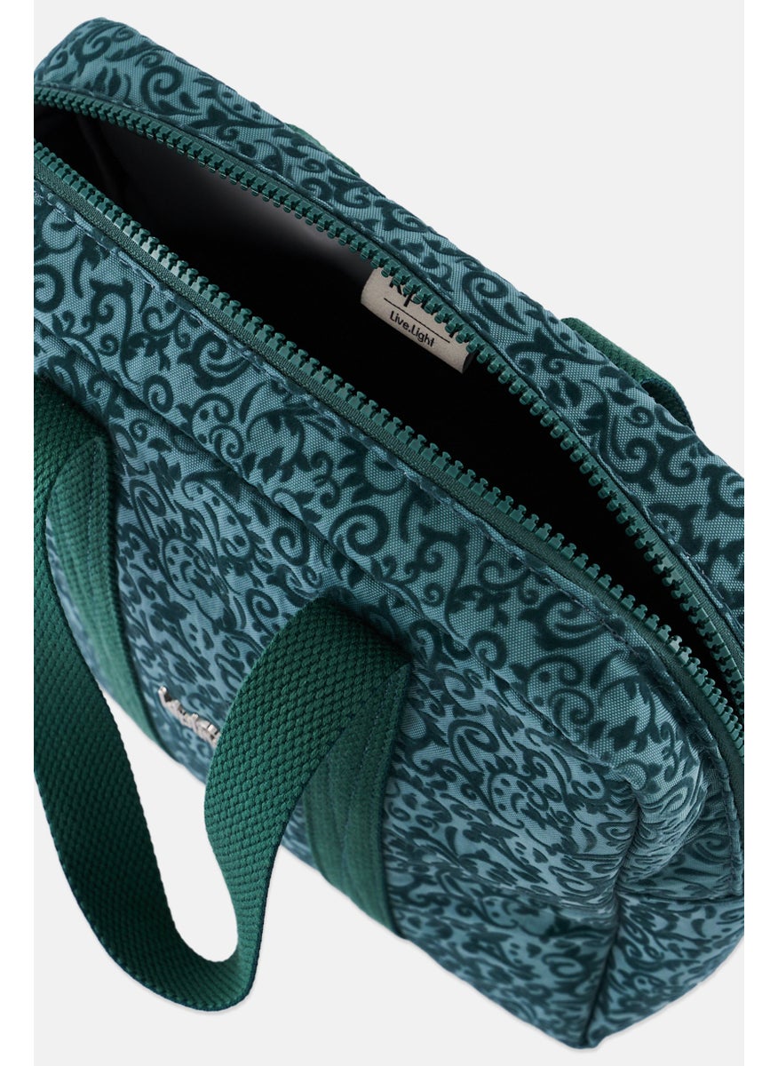 kipling - Women Brand Logo Lunch Bag 26 H x 24 L x 8 W cm, Green - Image 1