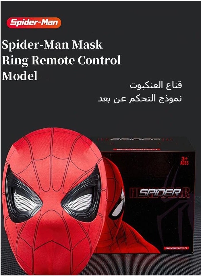 Beauenty Spider-Man Mask With Ring Remote Control To Open And Close Eyes Superhero Spider-Man Helmet Mask  - Image 4