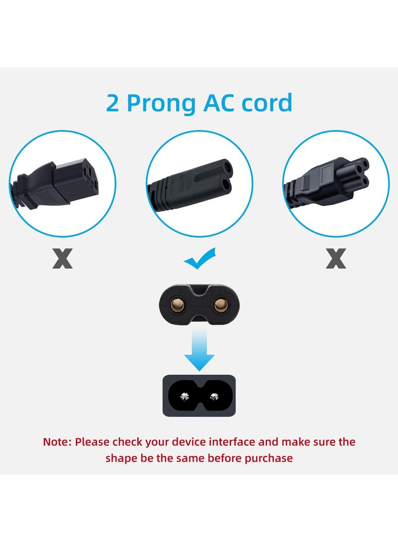 GUDOO كابل طاقة بريطاني بطول 3 متر، سلك طاقة C7 على شكل رقم 8، سلك طاقة لجهاز PS5/PS4/PS3 - Image 3