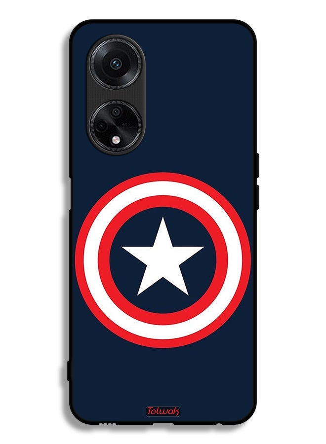 Tolwak Oppo A98 5G Protective Case Cover Captain America - Image 1