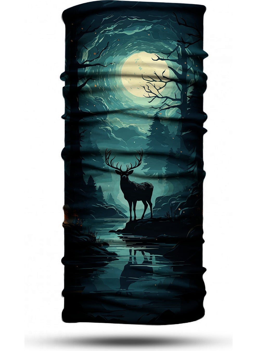 ATE Fire Nature Patterned Buff Neck Collar  - Image 1