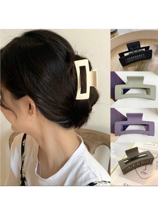 Kalaneet 3 Pcs Hair Clutcher With Multi Color Hair Claw Clips for Women 3 Random Colors (Beauty Multi 6) - Image 3