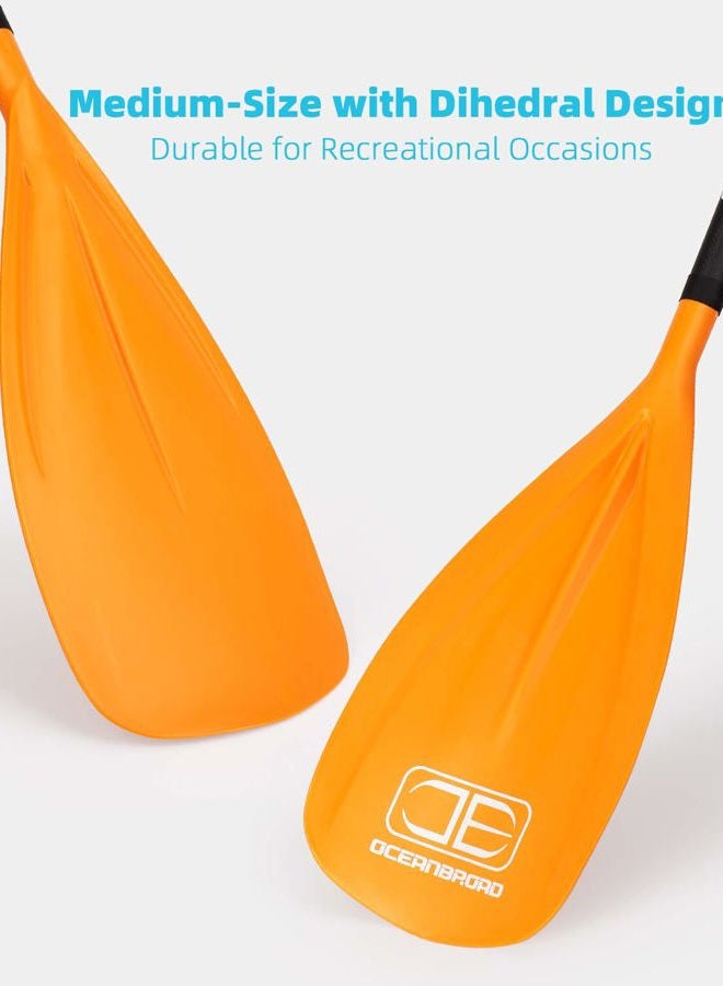 OCEANBROAD SUP Paddle Board Paddle 3 Pieces Adjustable Carbon Shaft Stand up Paddle with Bag - Image 2