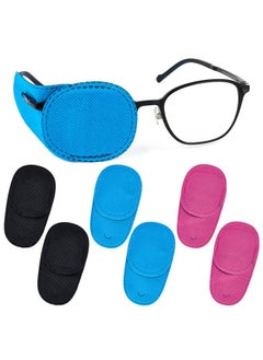 fantasize 6 Pack Eye Patches for Kids Girls Boys, Right and Left Eye Patch for Glasses, Lazy Eye Patch for Children Treating Lazy Eye Amblyopia Strabismus and After Surgery 10 x 5cm Full Coverage  - Image 1