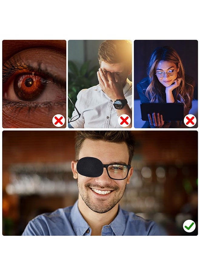 fantasize - 6 Pack Eye Patches for Kids Girls Boys, Right and Left Eye Patch for Glasses, Lazy Eye Patch for Children Treating Lazy Eye Amblyopia Strabismus and After Surgery 10 x 5cm Full Coverage - Image 1