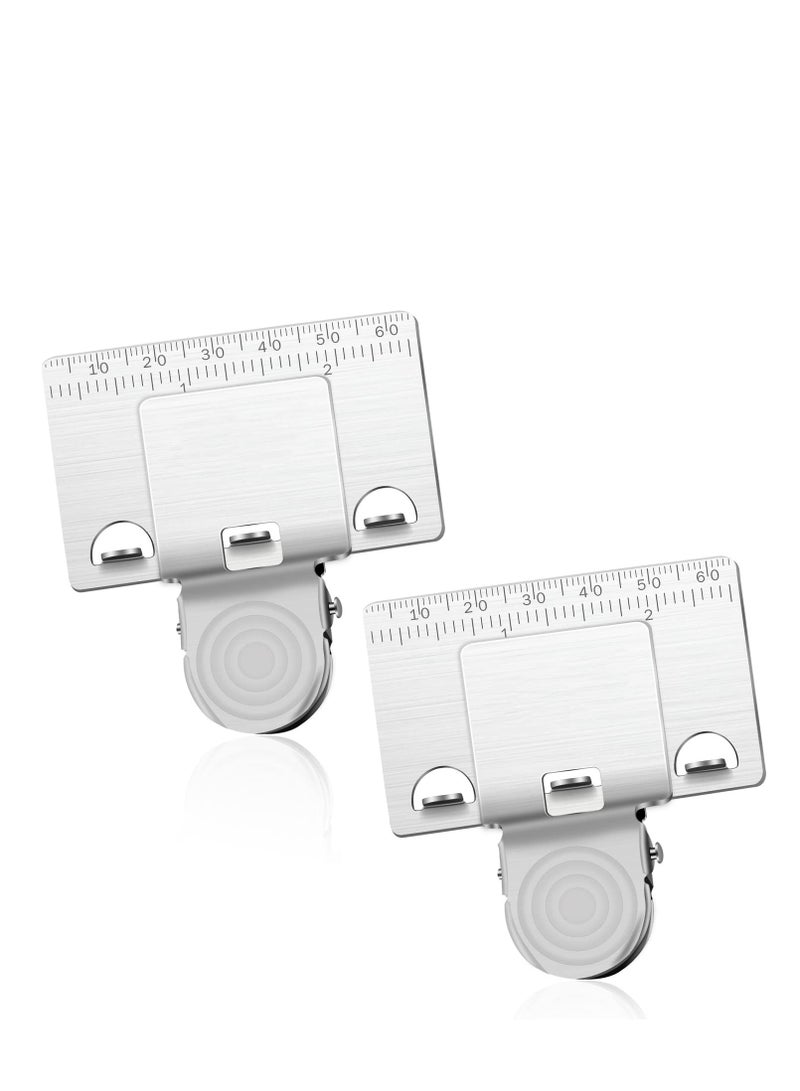 SYOSI Measuring Tape Clip Tool - Corners Clamp Holder Precision Measuring Tools - Fixed Ruler Mark Tools for Most Tape Measures(2 PCS)  - Image 1