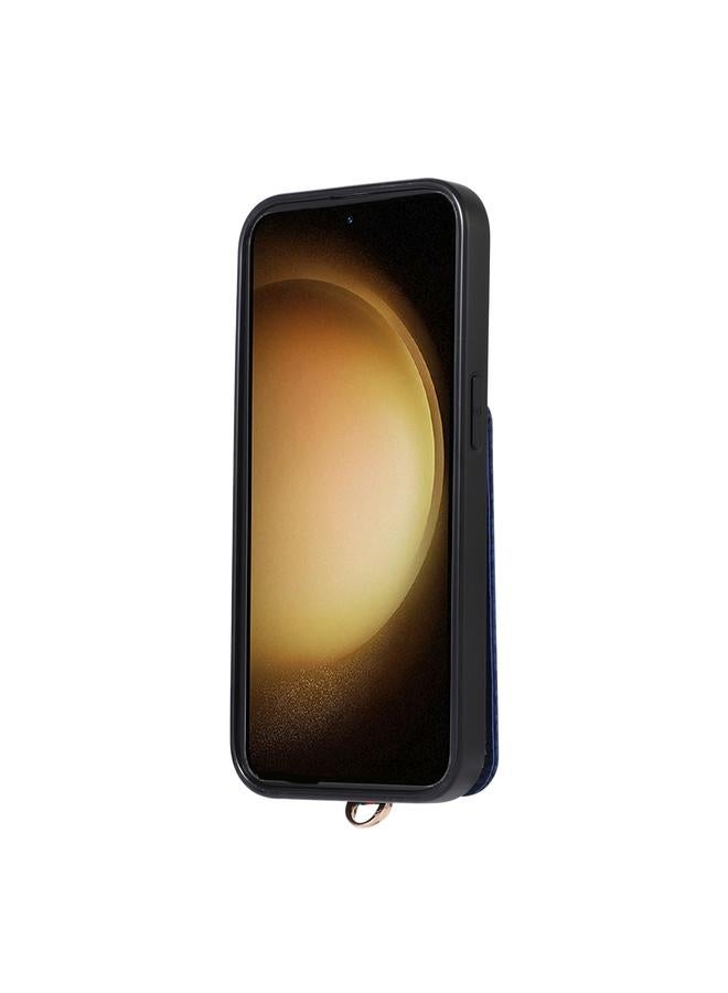 S-TOP Case For Samsung Galaxy S23+ 5G ABEEL Carbon Fiber RFID Card Holder Phone Case - Image 2