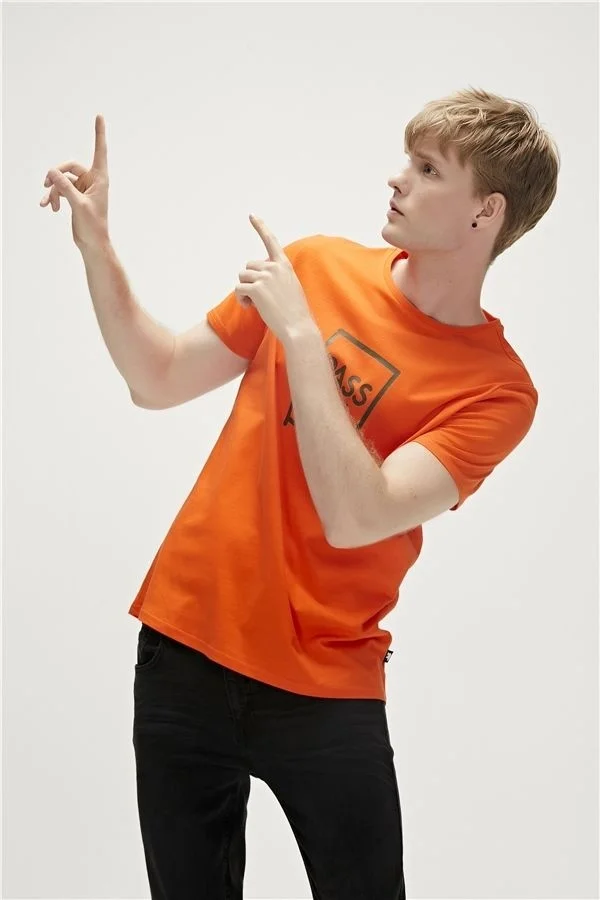 باد بير Pass Me Men's T-Shirt Orange 23.01.07.022