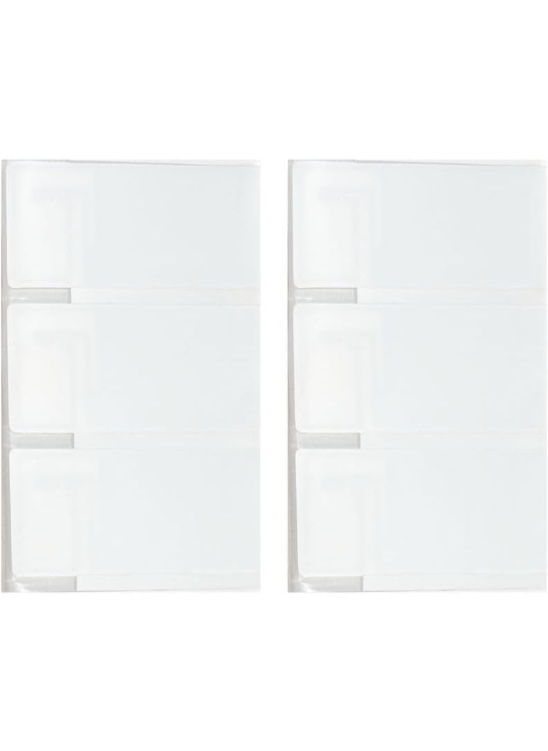 Rubik Soft Anti Metal UHF Tags Flexible Labels 8040-U8/U9 860Mhz-960Mhz Self Ahdesive Coated Paper Long Range Electronic RFID Tags EPCglobal Class 1 Gen 2 ISO18000-6C Protocol (6 Label Tags)  - Image 1