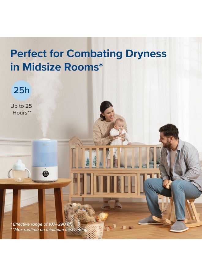 LEVOIT LEVOIT Dual 200S Smart Humidifiers for Bedroom, Top Fill, Customize Humidity for Home, Baby Nursery & Plants with Humidistat, Essential Oil Diffuser, Schedule, Timer, APP & Voice Control, 3L, Blue  - Image 5