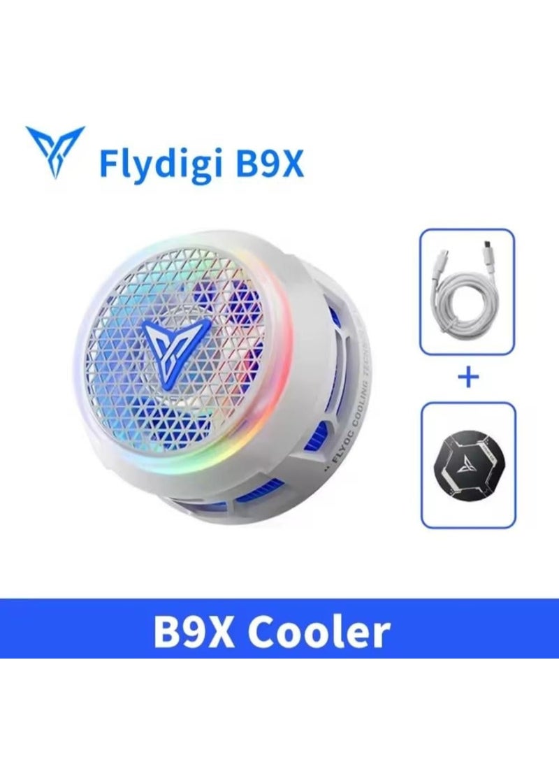 فلاي ديجي مبرد الهواتف المغناطيسي Flydigi B9X بقوة 30 واط وتبريد شبه موصل للهواتف الذكية والأجهزة اللوحية - Image 4