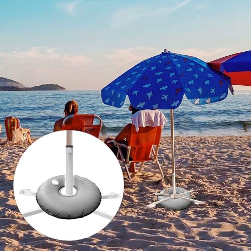 MILIMOLI Foldable Portable Beach Umbrella Stand - Portable Patio Umbrella Base Holder, Outdoor Sunshade Anchor, with Weight Bag for Stadium, Courtyard, Garden, Beach, Grass - Image 3