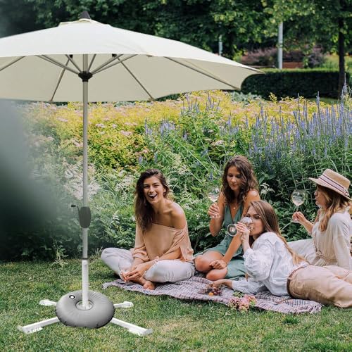 MILIMOLI Foldable Portable Beach Umbrella Stand - Portable Patio Umbrella Base Holder, Outdoor Sunshade Anchor, with Weight Bag for Stadium, Courtyard, Garden, Beach, Grass - Image 2