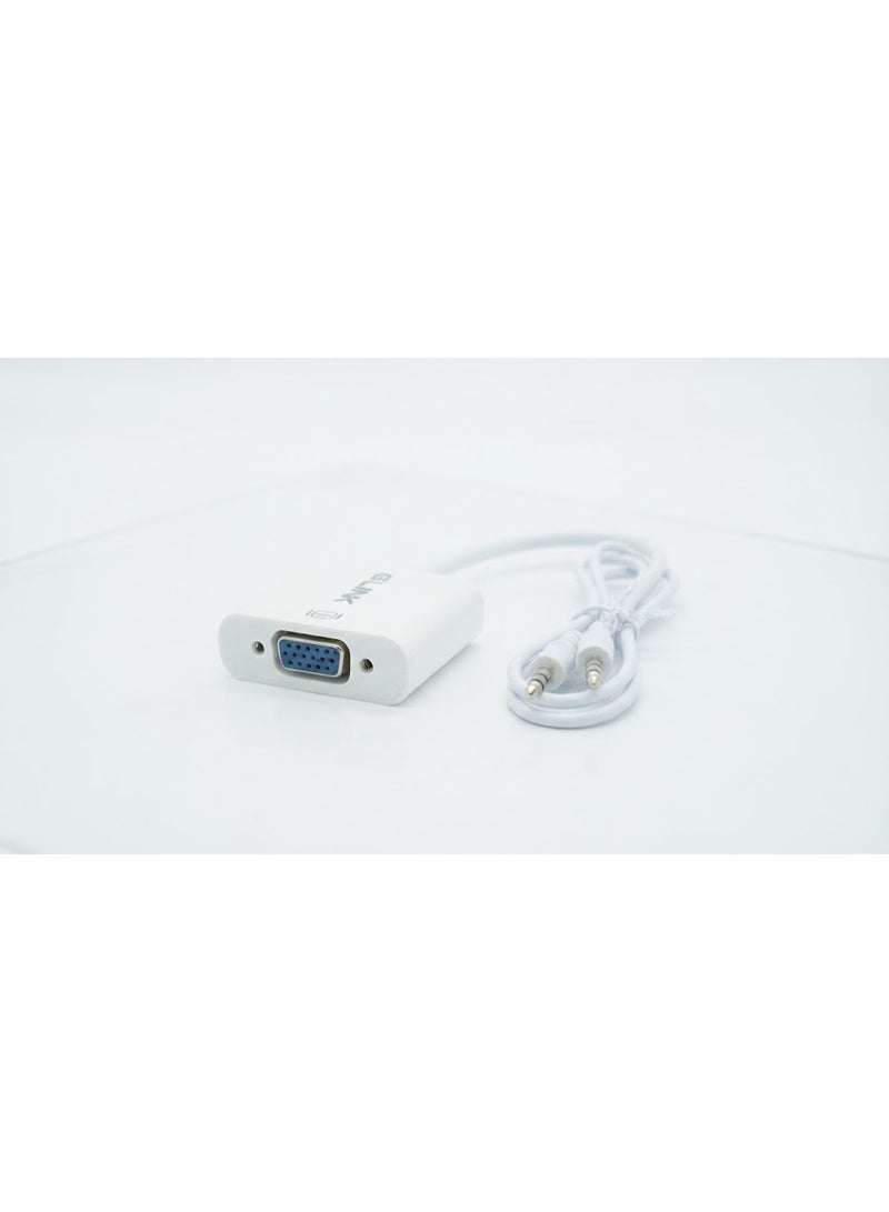 جلينك محول GLINK من HDTV إلى VGA مع منفذ صوت 3.5 ملم - Image 2