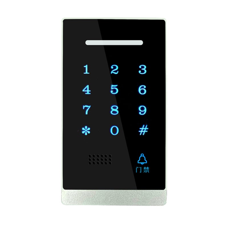 Waterproof Access Control Keypad: Black, 1000 User Capacity, Backlit Touch Buttons - Keyless 3 Unlock Modes, Flexible Card Management for Outdoor, Large Enterprise & Public Place Use - Image 1