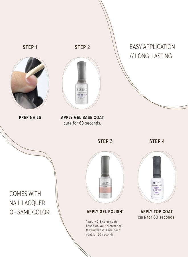 LeChat Perfect Match Gel Polish, Spot Light, 0.5 Fl Oz (PMS46) - Image 4