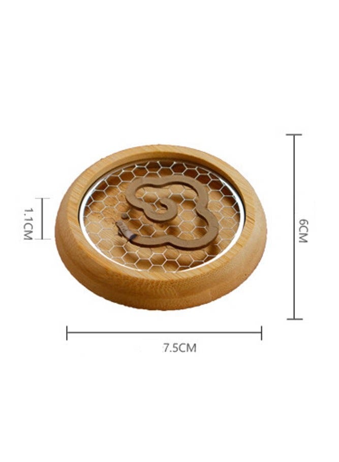 INSENSE Bamboo incense burner, incense burner, household indoor incense burner - Image 3