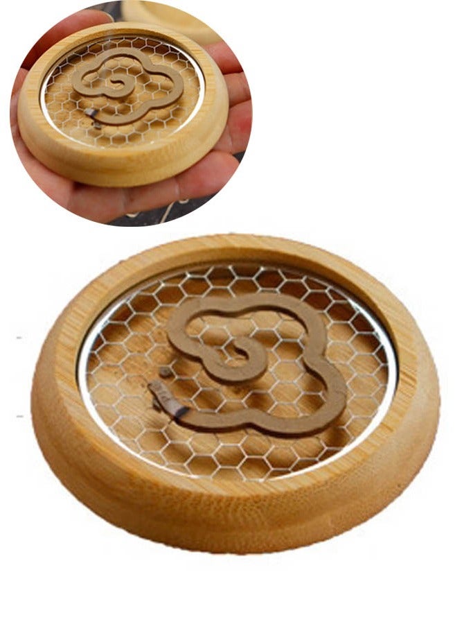 INSENSE Bamboo incense burner, incense burner, household indoor incense burner - Image 1