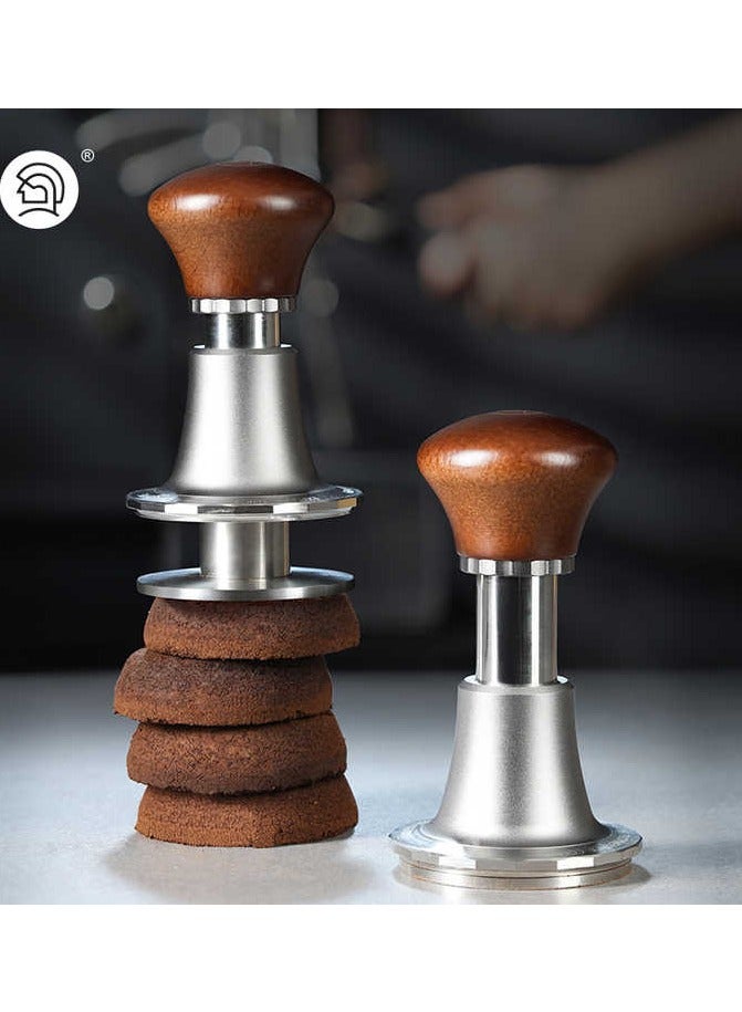 zeroHero 58mm Sword Espresso Tamper – Wooden Handle, Spring-Loaded, 30lbs Calibrated with Sound Feedback ,304 Stainless Steel. - Image 2