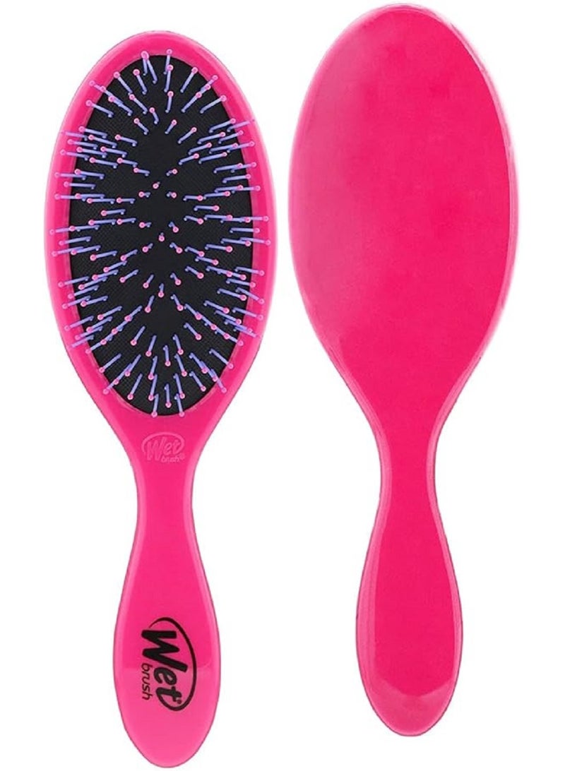 Wet Brush Original Detangler For Thick Hair Exclusive Ultra-soft IntelliFlex Bristles Glide Through Tangles With Ease For All Hair Types For Women, Men, Wet And Dry Hair, Pink, 1 Count - Image 1