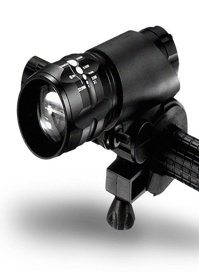 UDee Zoomable Mode Bicycle Headlight LED Flashlight,Black - Image 2