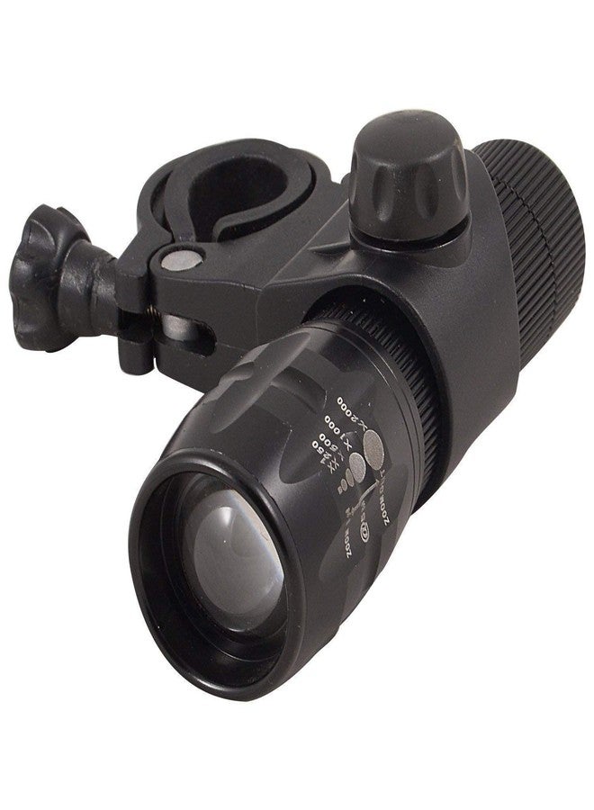 UDee Zoomable Mode Bicycle Headlight LED Flashlight,Black - Image 4