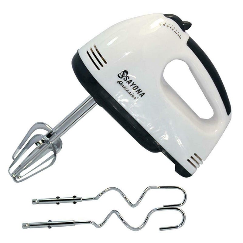 JRT JRT Hand Mixer and Electric Beater Easy Mix with 7 Speed Control Detachable StainlessSteel Finish Beater Whisker Slim Grip  - Image 1