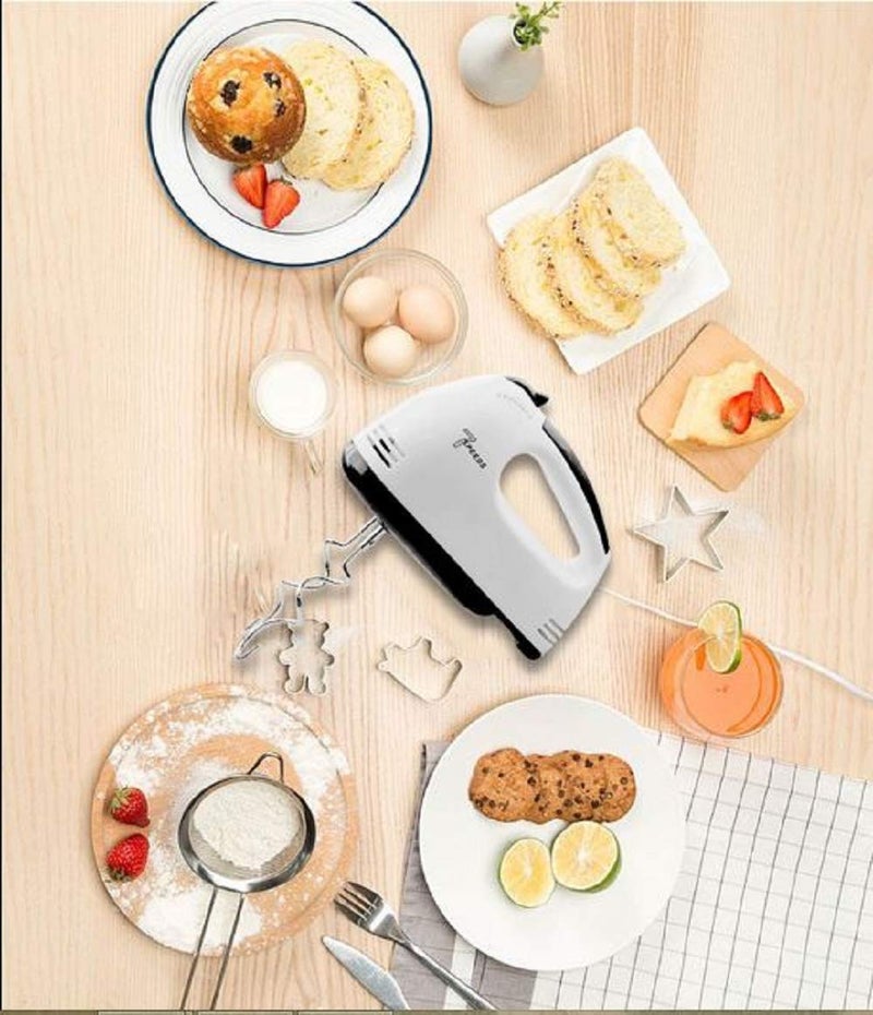 JRT JRT Hand Mixer and Electric Beater Easy Mix with 7 Speed Control Detachable StainlessSteel Finish Beater Whisker Slim Grip  - Image 2