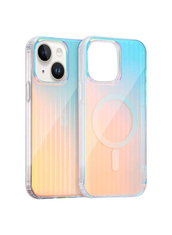 S-TOP Case For iPhone 14 Plus Laser Engraved Texture MagSafe Phone Case - Image 1