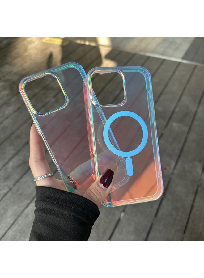 S-TOP Case For iPhone 14 Plus Laser Engraved Texture MagSafe Phone Case - Image 5