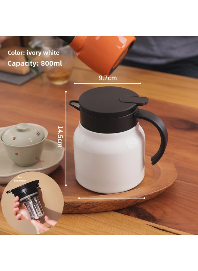 3 6 Stainless Steel Stew Teapot Household Tea Special Display Temperature Small Capacity Tea Water Separation Office Heat Pot 