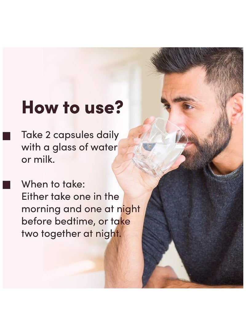 مان ماترز شيلاجيت اشواغاندا، جوكشورا، صفد موسلي كبسولات للرجال | 20 أعشاب أيورفيدية معتمدة من أيوش | يحافظ على الصحة العامة | عبوة تحتوي على 120 كبسولة - Image 3