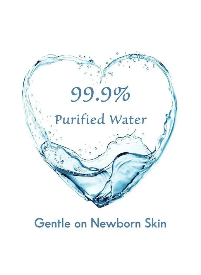 Pure Elements بيورليمينتس - مناديل مائية طبيعية 99.9% - عبوة من 12 - 768 قطعة - Image 3