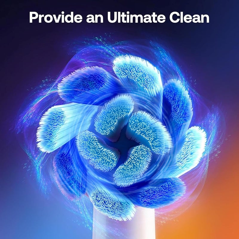 Bitvae R1 Rechargeable Rotary Electric Toothbrush for Adults & Children, 5 Cleaning Modes, 8 Replacement Brush Heads, 60-Day Battery, Smart 2-Minute Timer, Pink - Image 2